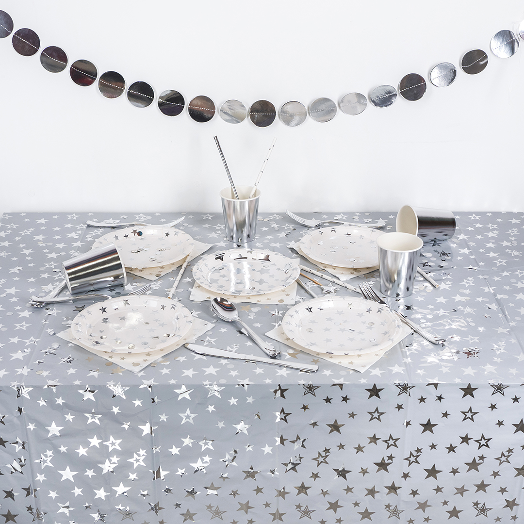 Вилки, Серебро, Металлик, 18 см, 10 шт. в упак. 