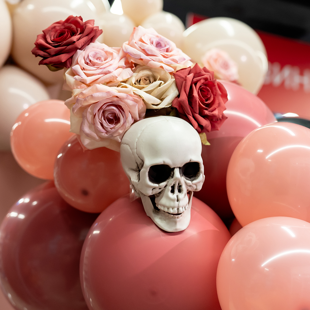 Роза (бутон), искусственная, Красный, 9 см, 3 шт. в упак. 