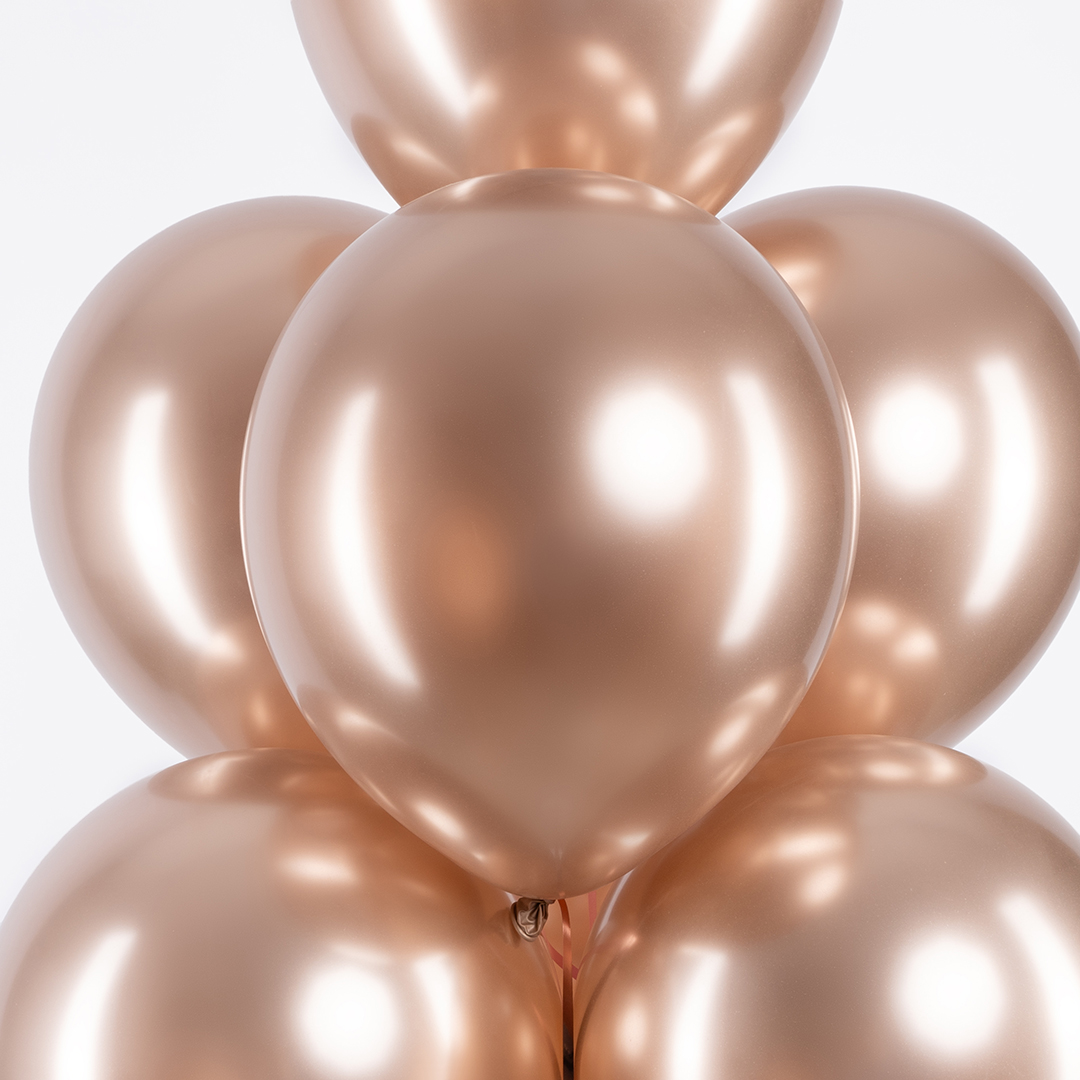 Шар (12''/30 см), Шампань, хром, 50 шт.